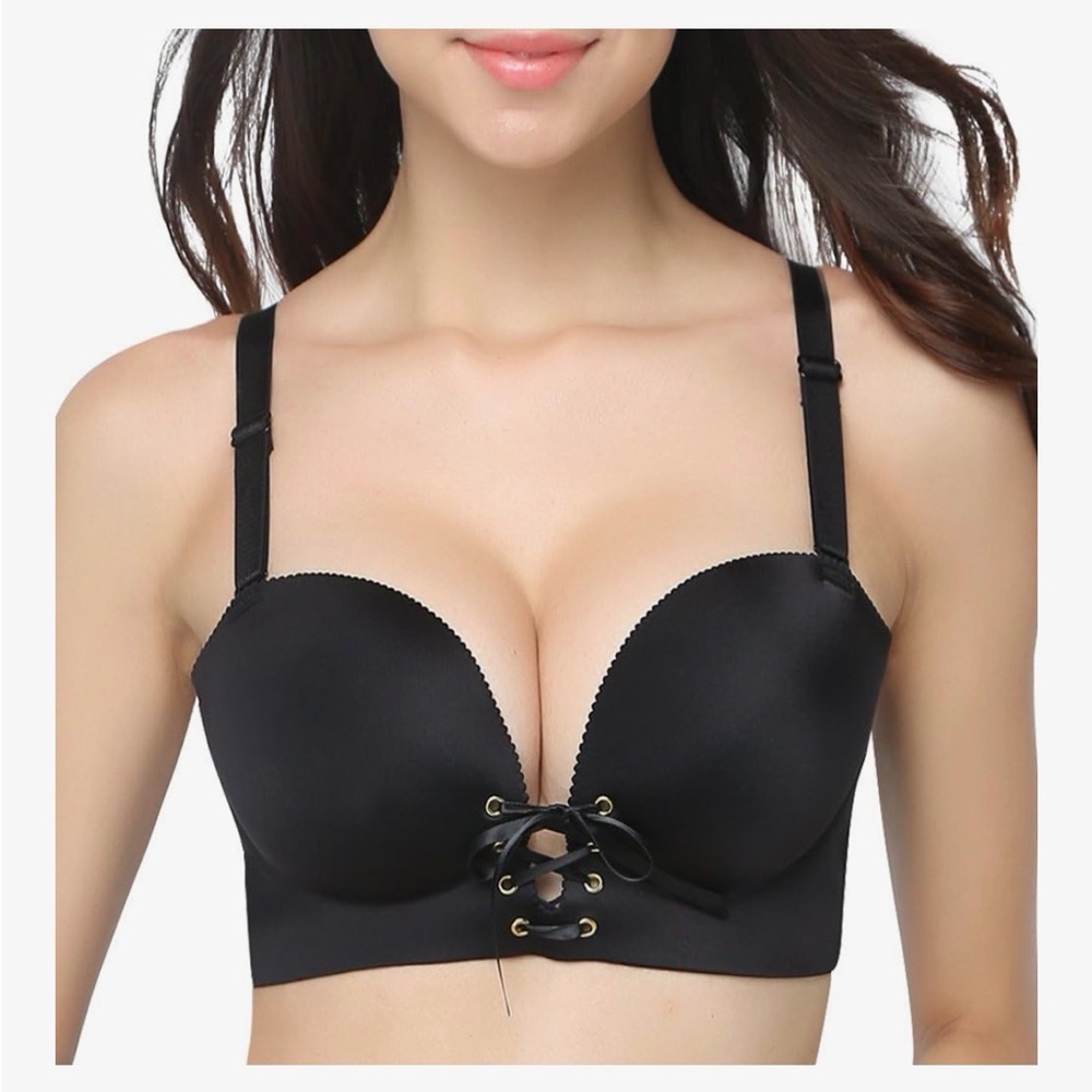 Super Push-Up Black Bra